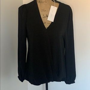 Vici black wrap style top